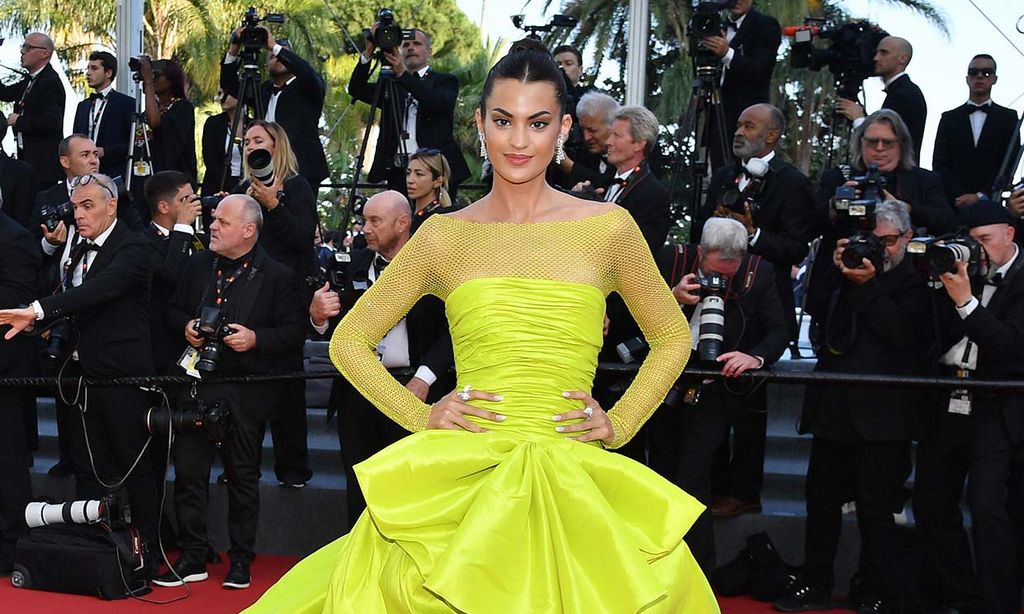 Marta Lozano brilla en la alfombra roja de Cannes con un espectacular maxivestido