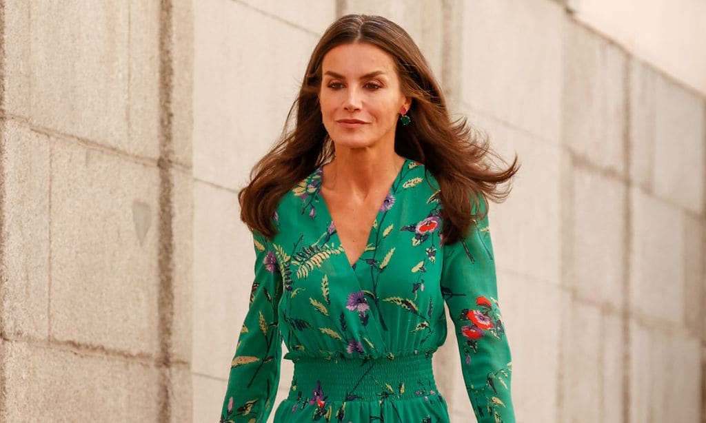 Reina Letizia vestido flores