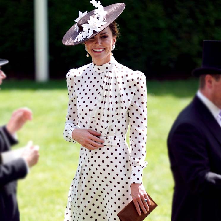 Kate, sublime en Ascot con un nuevo guiño a Diana de Gales