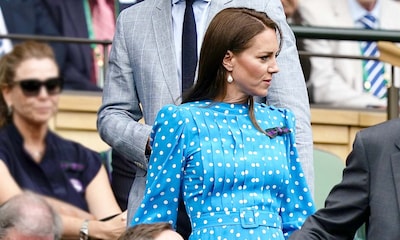 Kate Middleton recupera la confianza en el estampado de lunares para ir a Wimbledon