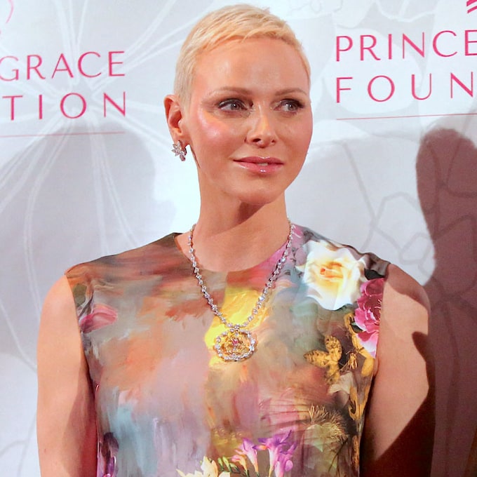 La princesa Charlene estrena el impresionante 'Diamante Grace' en Nueva York