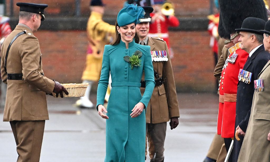 Kate Middleton asiste a su primer San Patricio como princesa de Gales