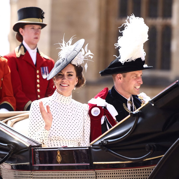 La princesa de Gales impacta con un nuevo vestido de lunares con guiño a la reina Letizia y Diana