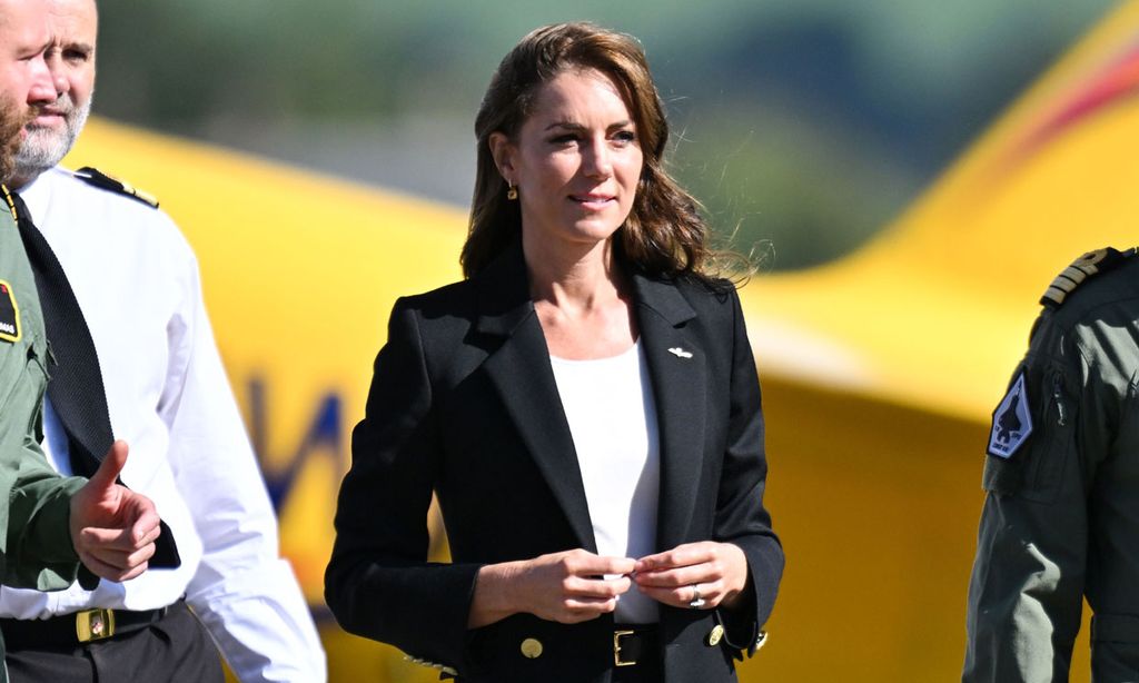 El truco de la princesa de Gales para transformar su chaqueta cruzada de hace dos años