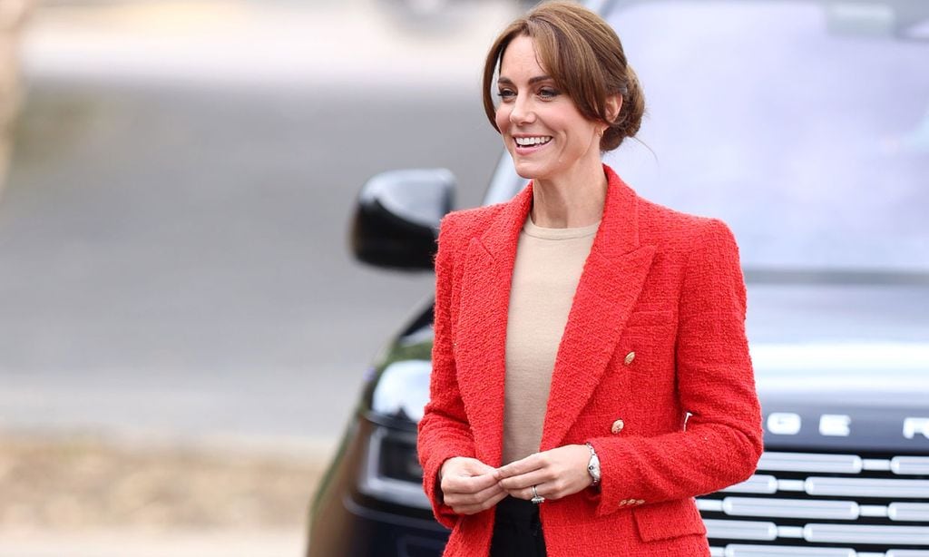 Kate Middleton chaqueta roja de Zara