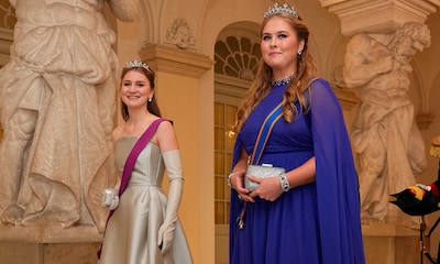 Desfile de tiaras y fabulosos vestidos: la elección de las 'royals' en la cena de gala en Dinamarca