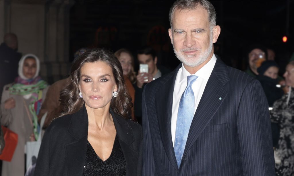 La reina Letizia deslumbra con un vestido danés de lentejuelas durante su última noche en Copenhague