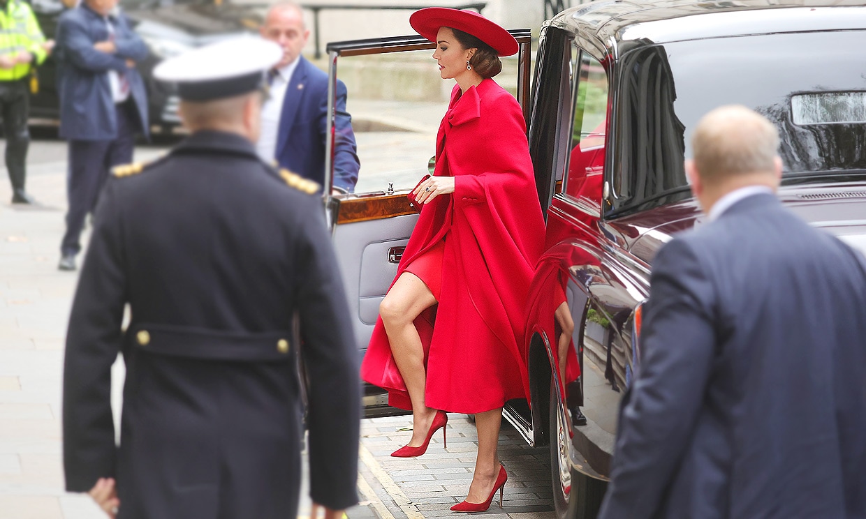 Kate Middleton causa furor al mostrar sus piernas