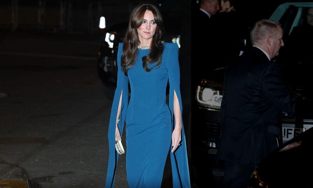 La princesa de Gales deslumbra con su vestido-joya y sorprende con un guiño al estilo de Meghan 