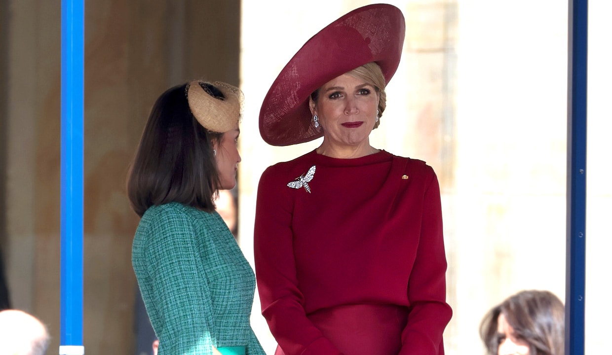 Máxima de Países Bajos se viste completamente de color rojo, un favorito de la reina Letizia