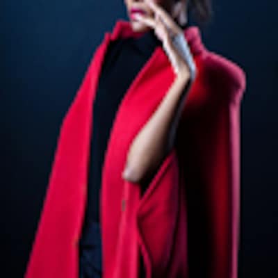 'Conviértete en estilista': rojo y negro