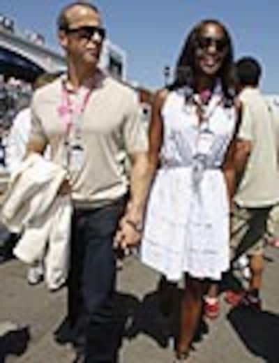 'Top' enamorada: Naomi Campbell acude a la Fórmula 1 junto a su novio, Vladimir Doronin