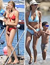 Inés Sastre y Karolina Kurkova, dos ‘top mamás’ de vacaciones en la playa