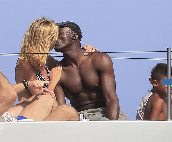 Heidi Klum, junto a su marido, Seal, y sus hijos, de vacaciones en las islas de  Ibiza y Formentera (España)
