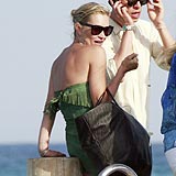 Kate Moss, de vacaciones en Saint-Tropez (Francia).