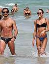 Candice Swanepoel y su novio, Hermann Nicoli, de vacaciones en Miami
