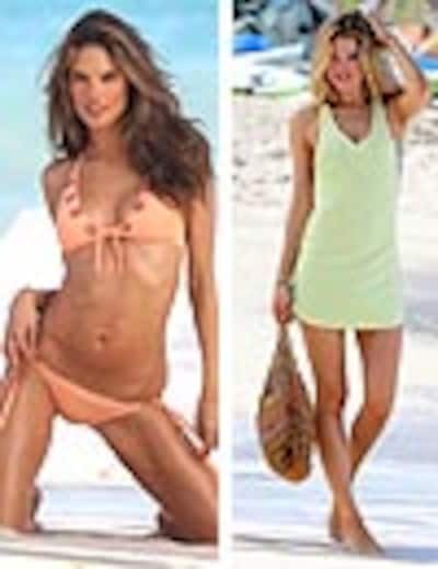 Alessandra Ambrosio y Doutzen Kroes nos adelantan la moda en ropa de baño y playa para el verano de 2013