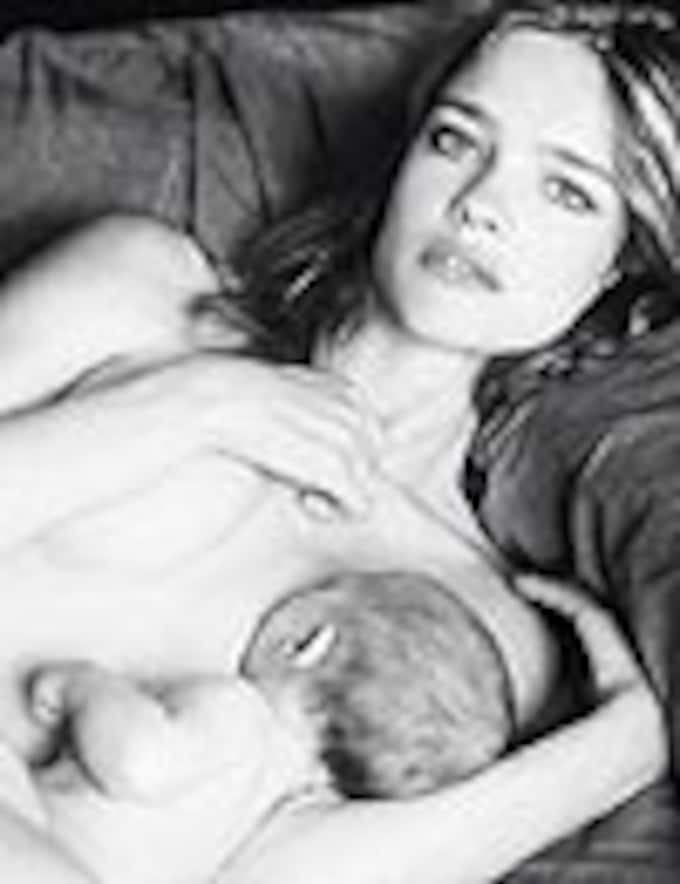 Natalia Vodianova posa por primera vez con su cuarto hijo, Maxim