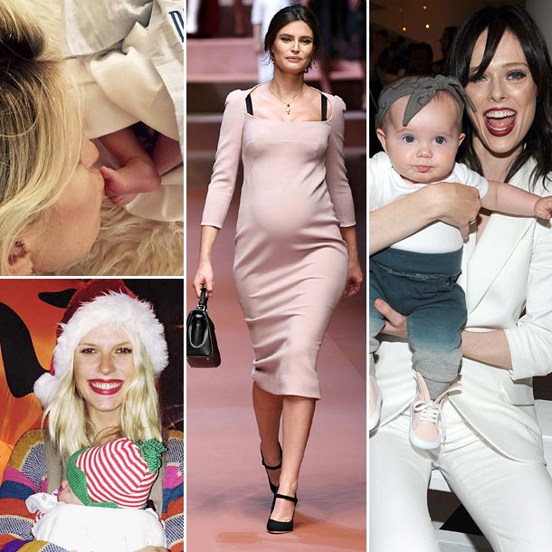 Modelos embarazadas, nacimientos... Repasamos las 'baby news' de 2015