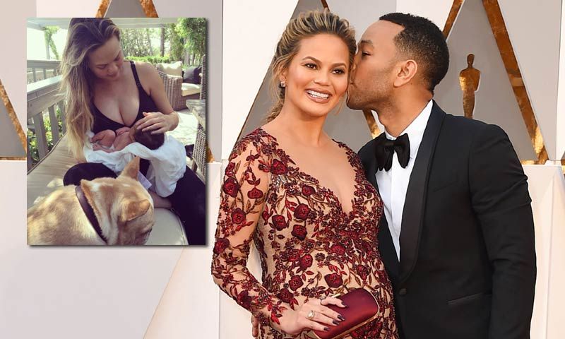 Chrissy Teigen muestra la primera fotografía de su bebé: ¡presentación oficial!