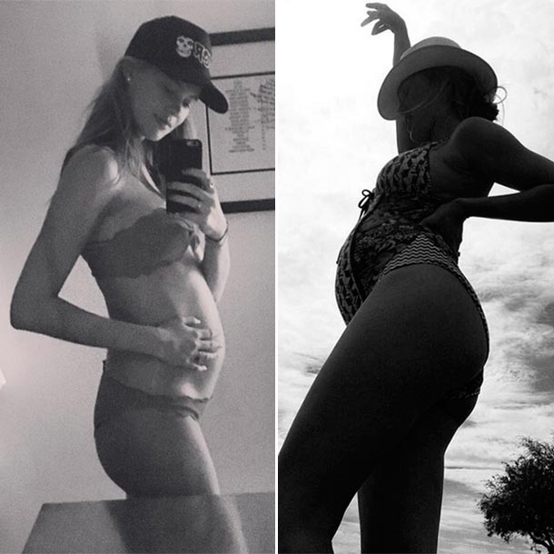 Duelo de ‘baby bumps’: Behati Prinsloo y Bar Refaeli presumen de barriguita