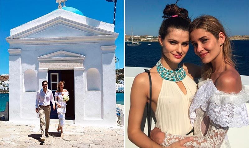 Ana Beatriz Barros y su original boda en Mikonos