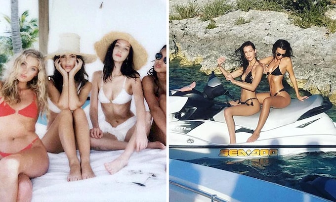 Bella Hadid, Lottie Moss, Emily Ratajkowski… huyen del invierno a la playa (y lucen ‘tipazo’ en bikini)