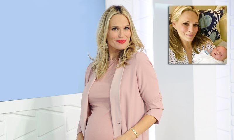 Molly Sims, madre de su tercer hijo… y ¡aquí la primera foto del bebé!