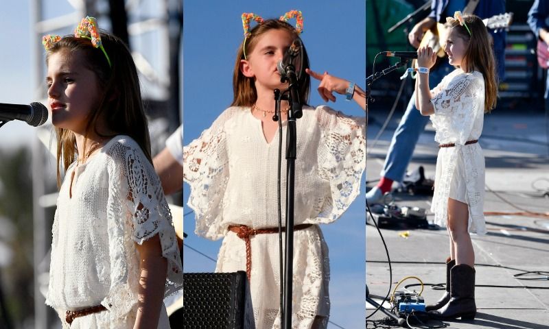 Anja Ambrosio... ¿tras los pasos de mamá o papá? ¡Se sube al escenario de Coachella!