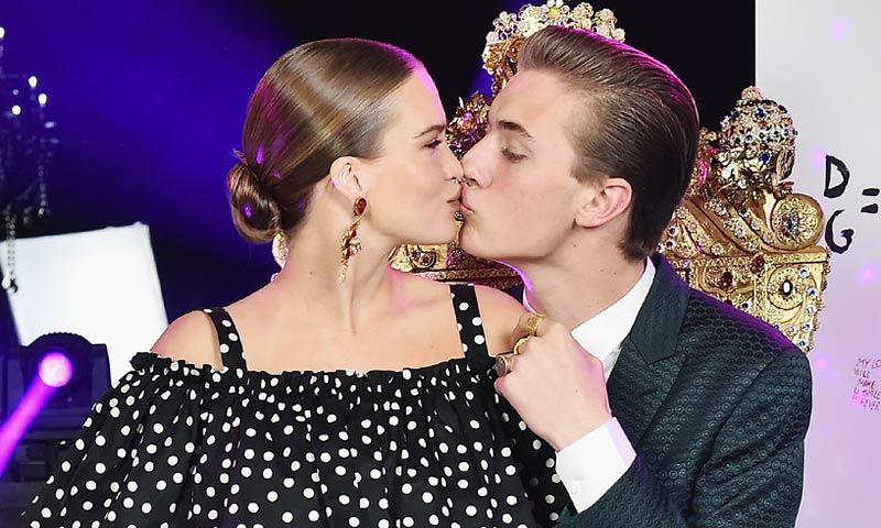 Los modelos Stormi Bree y Lucky Blue Smith ya son padres (y muestran las primeras imágenes de su bebé)