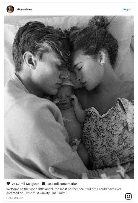 Los Modelos Stormi Bree Y Lucky Blue Smith Ya Son Padres Y Muestran Las Primeras Imagenes De Su Bebe Los Modelos Stormi Bree Y Lucky Blue Smith Ya Son Padres Y Muestran Las Primeras Imagenes De Su Bebe