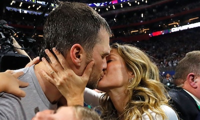 Gisele Bündchen, Tom Brady y el beso de la victoria: la imagen viral de la Super Bowl