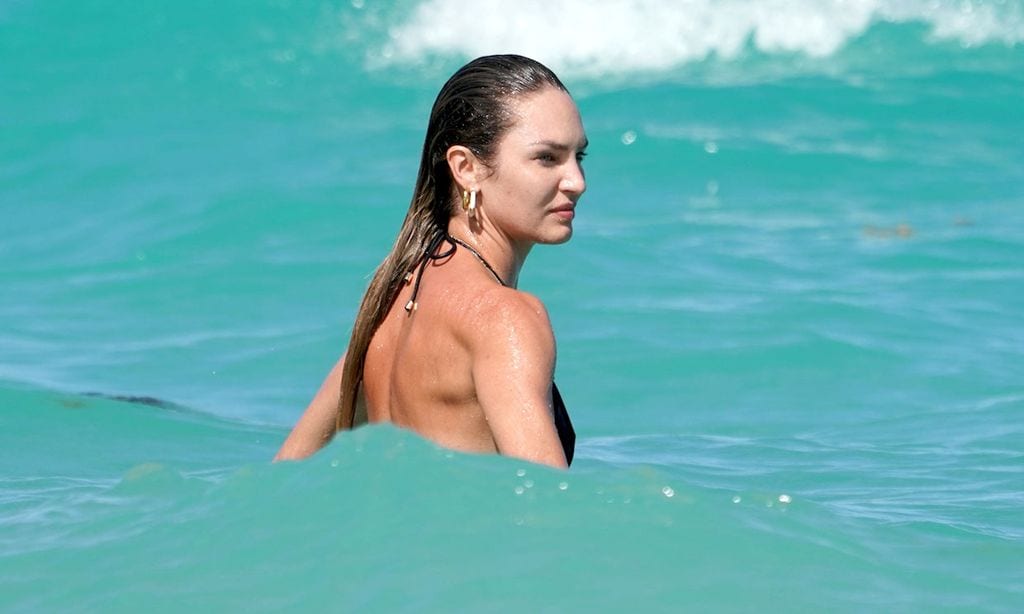 El último plan de Candice antes de quedarse en casa: día de playa con sus hijos