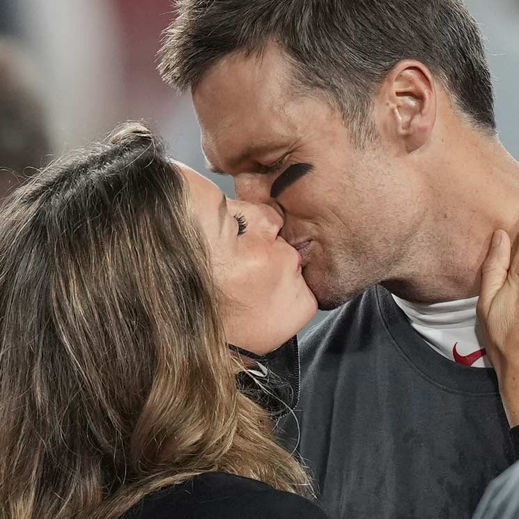 Gisele Bündchen, Tom Brady y el beso viral de la victoria en la Super Bowl