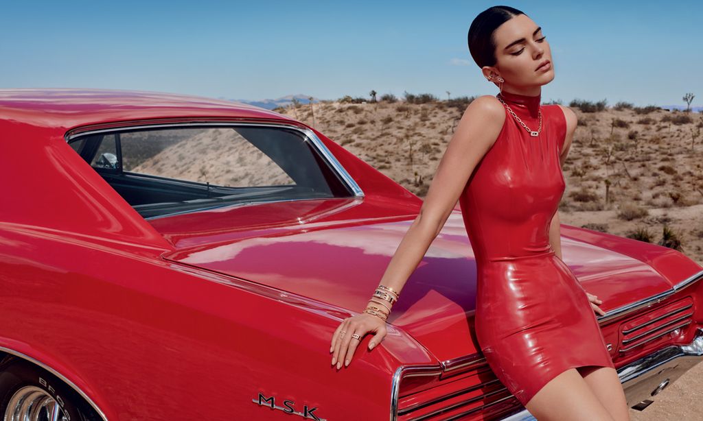 Entramos en el último 'shooting' de Kendall Jenner, su campaña de joyas más poderosa