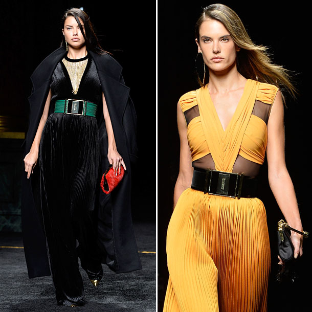 Alessandra Ambrosio y Adriana Lima se van de ‘disco ochentera’ con Balmain