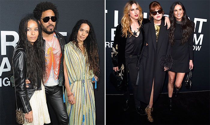 Saint Laurent reúne a las familias más 'glam rock'