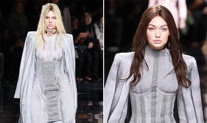 ¡Intercambio de melenas! Kendall y Gigi estrenan 'look' en Balmain