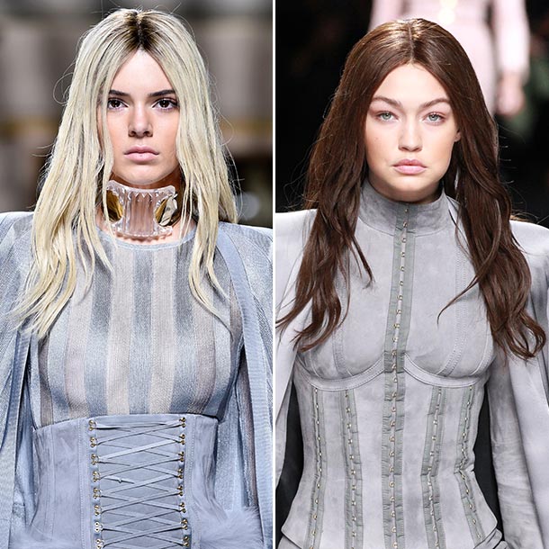 ¡Intercambio de melenas! Kendall y Gigi estrenan 'look' en Balmain