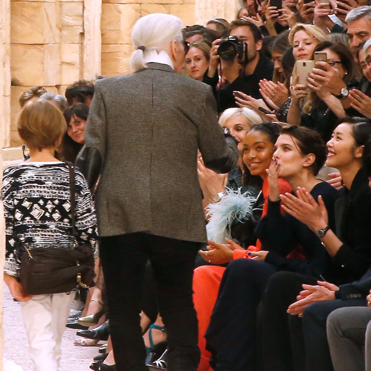 Karl Lagerfeld rediseña su 'front row' con acento español