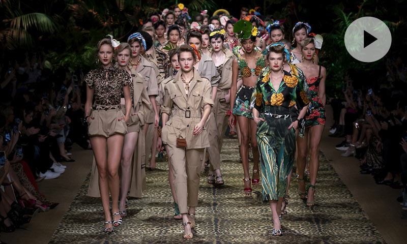 El desfile de Dolce & Gabbana, un apasionante viaje a la jungla