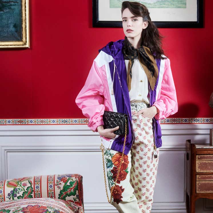 Colección de Louis Vuitton 'Pre-Fall' 2021 y la actriz Stacy Martin