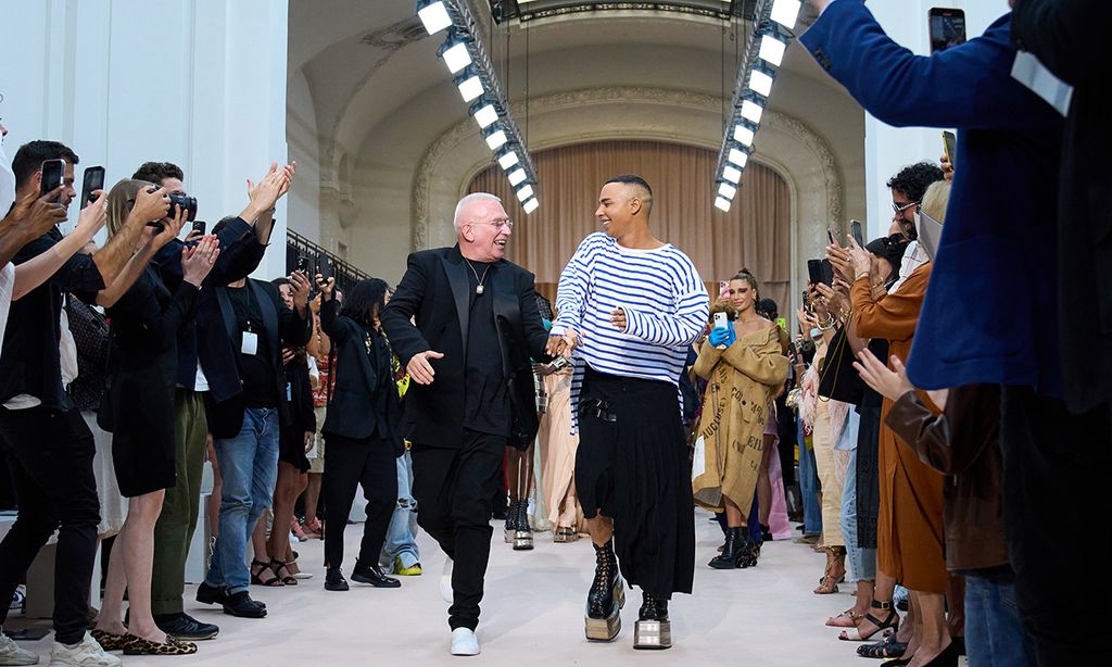 Olivier Rousteing rejuvenece y actualiza los icónicos diseños de Jean Paul Gaultier