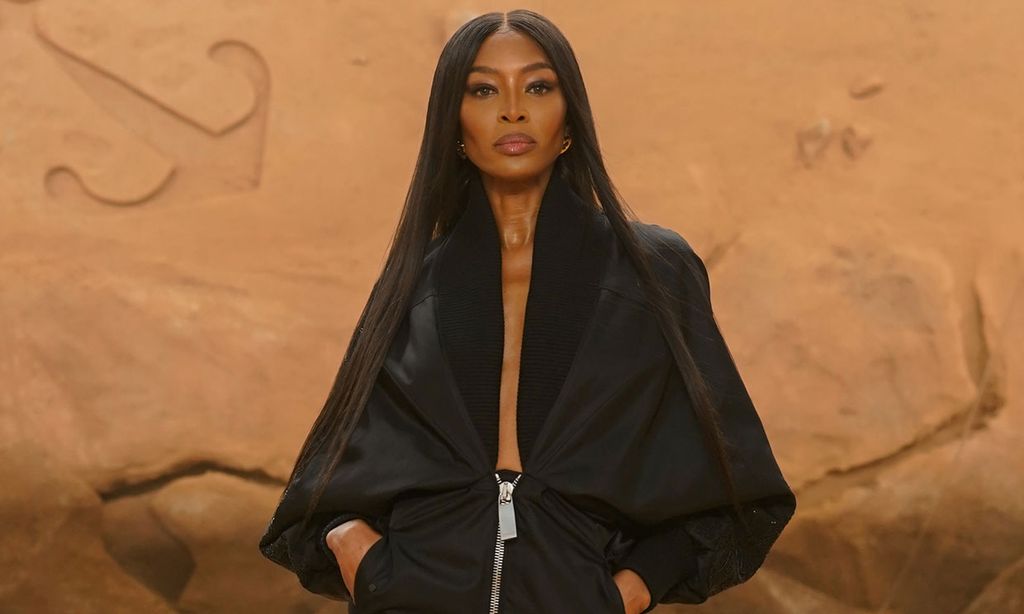 Naomi Campbell capitanea las nuevas propuestas de Off-White en París