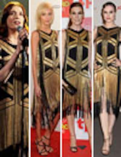 Los favoritos de las 'celebrities': Florence Welch, Anja Rubik, Raquel Sánchez Silva y Evan Rachel Wood se visten de oro