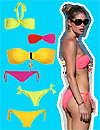 Baño 2012: Bikinis en tonos flúor para un refrescante chapuzón