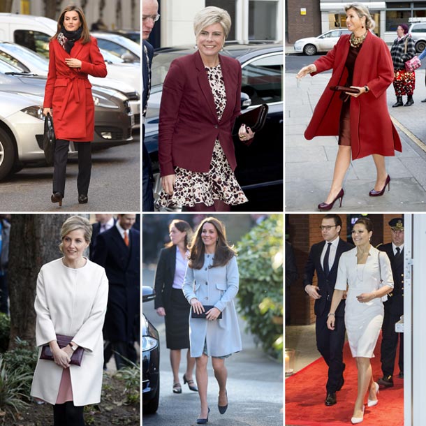 ‘Royals chic’: Estilismos ‘total look’ y tonos rojizos vs. neutros, ¿qué tendencia lleva cada una en palacio?