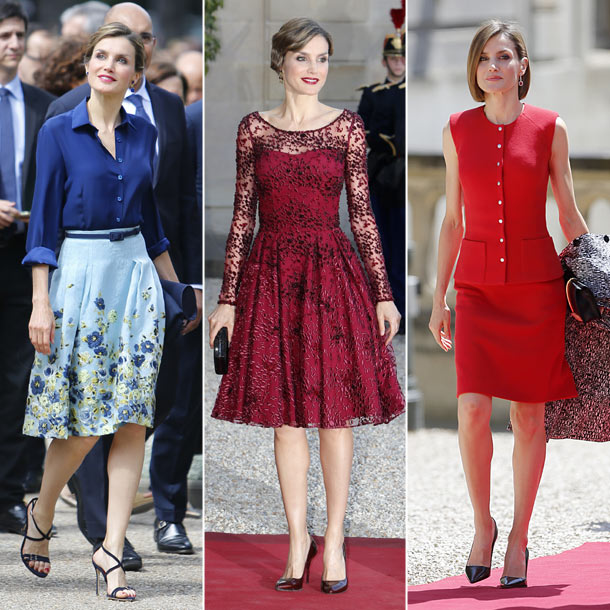 Doña Letizia conquista París en clave 'très chic'