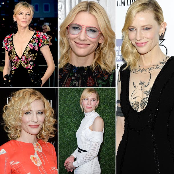 Falsos tatuajes, ‘retro looks’, ‘cut-outs’… Cate Blanchett y su atrevido ‘new style’