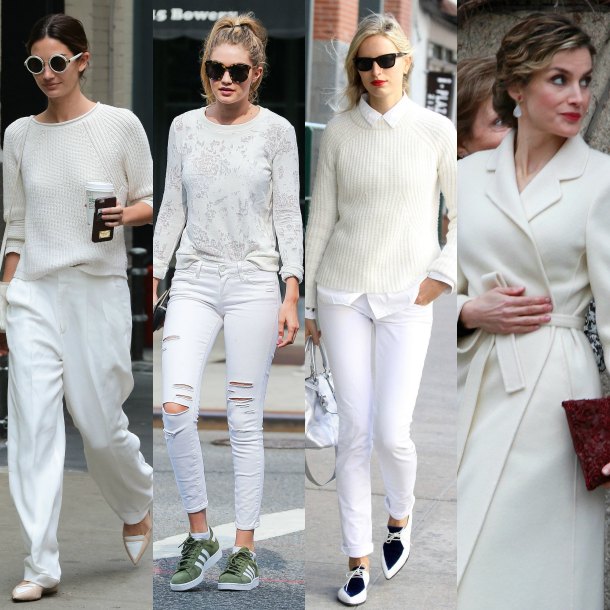 La tendencia del 'winter white', o cómo llevar blanco sobre blanco antes de que se acabe el invierno